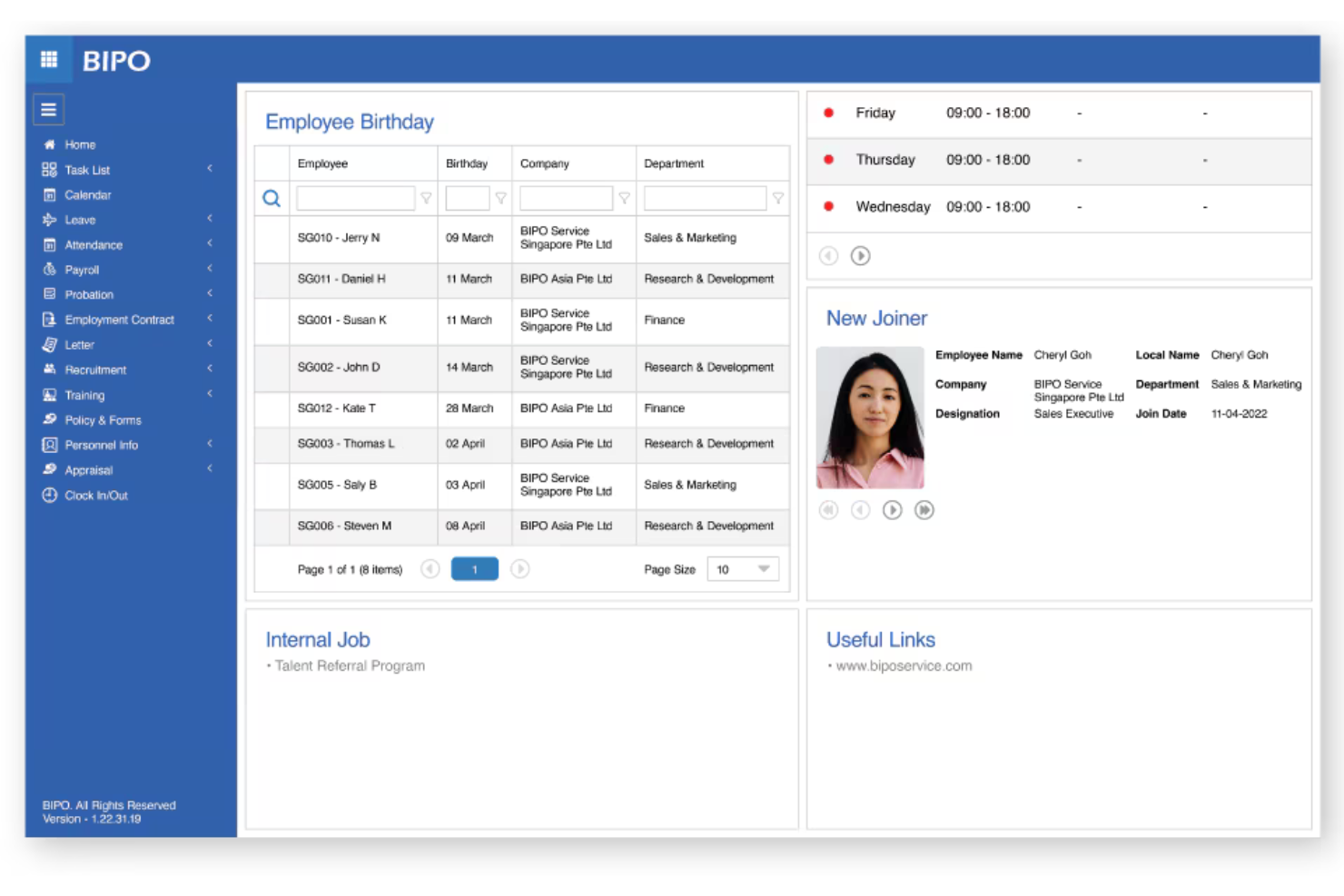 BIPO screenshot - 20 Best Employer of Record Services in Georgia in 2026