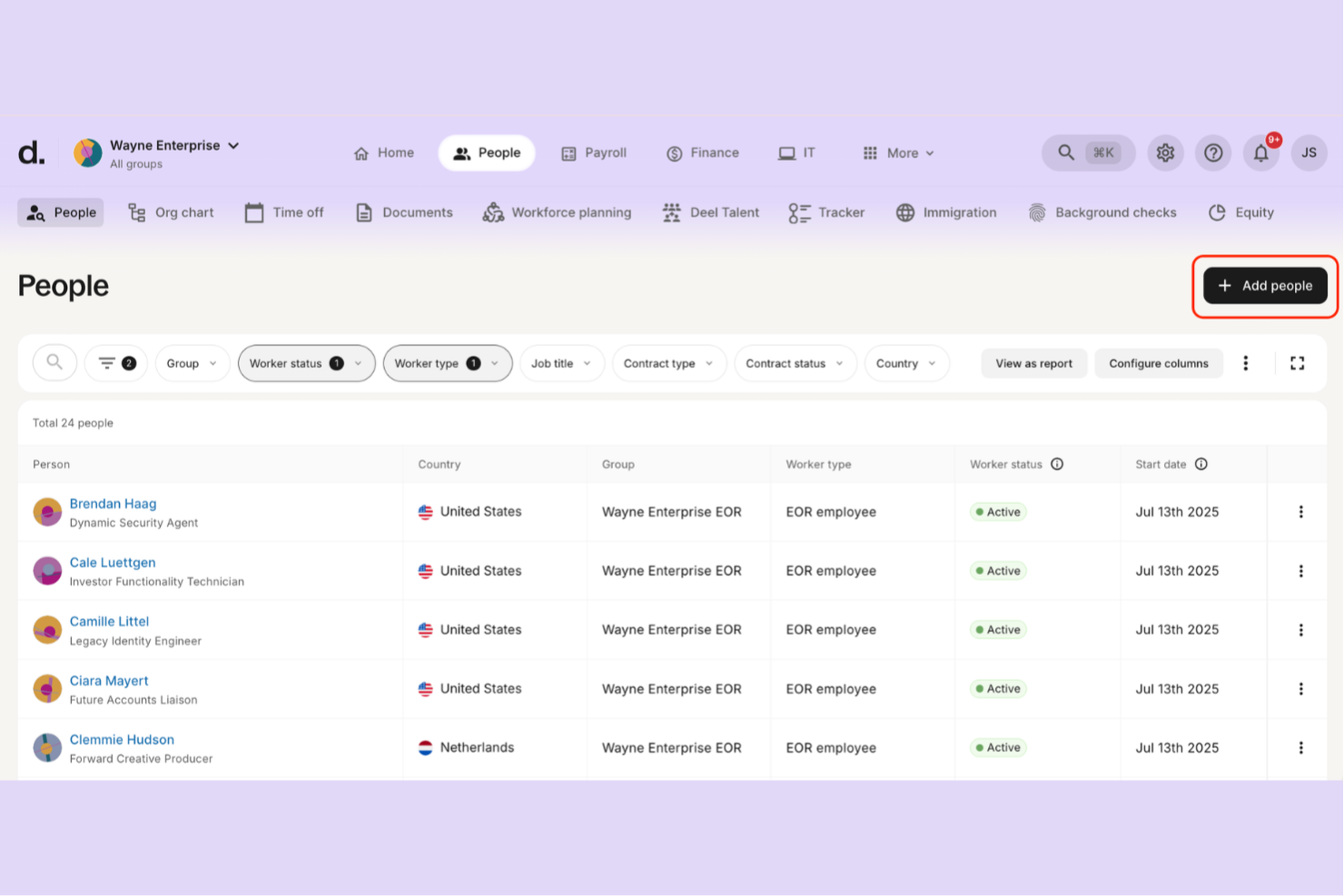Deel screenshot - 18 Best Employer of Record Services Dominican Republic in 2026