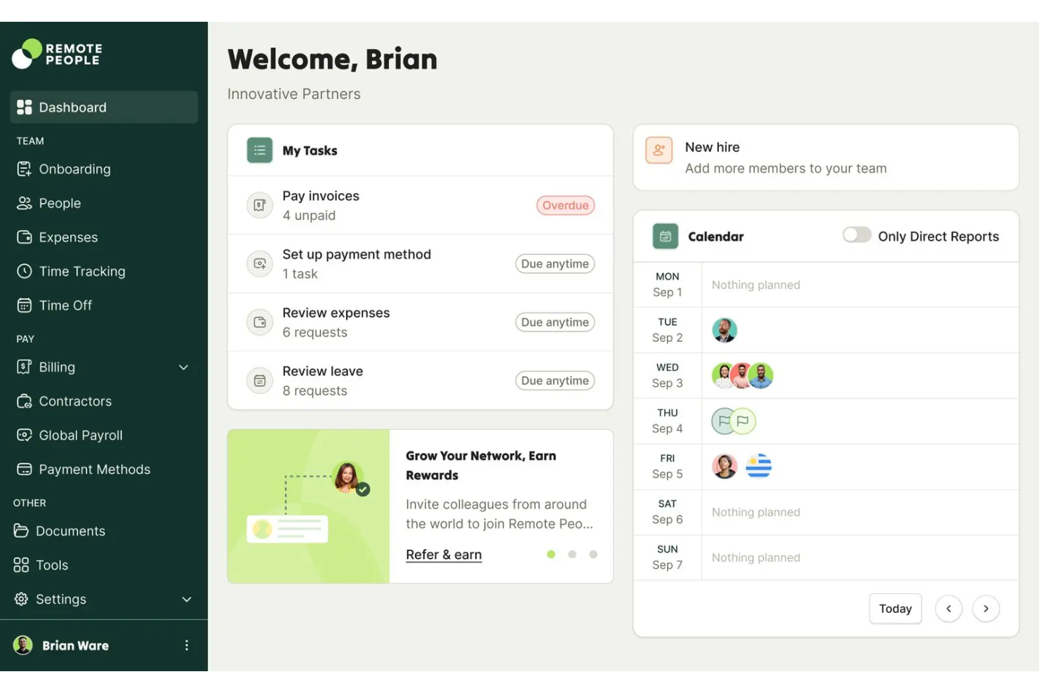 Remote People screenshot - 20 Best Employer of Record Services in Denmark for 2026