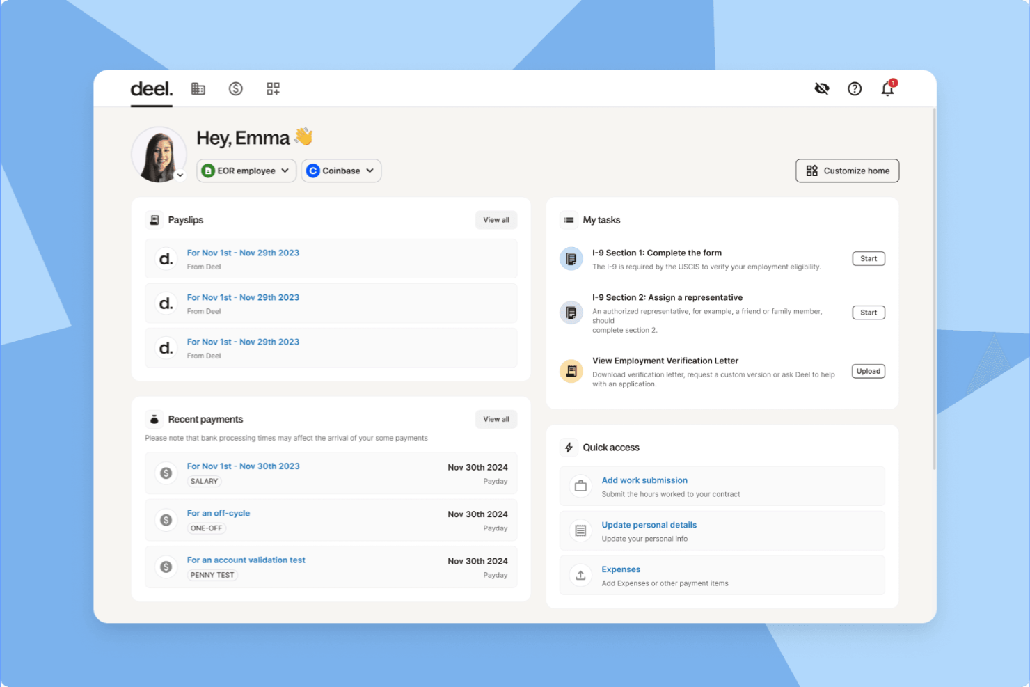 Deel screenshot - 14 Best Employer of Record Services Costa Rica in 2026