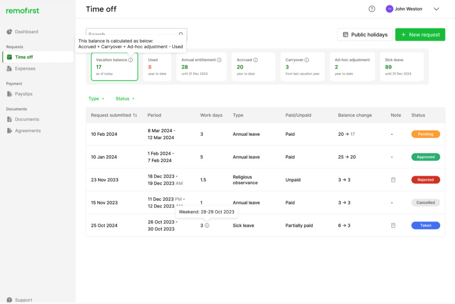 RemoFirst screenshot - 14 Best Employer of Record Services Costa Rica in 2026
