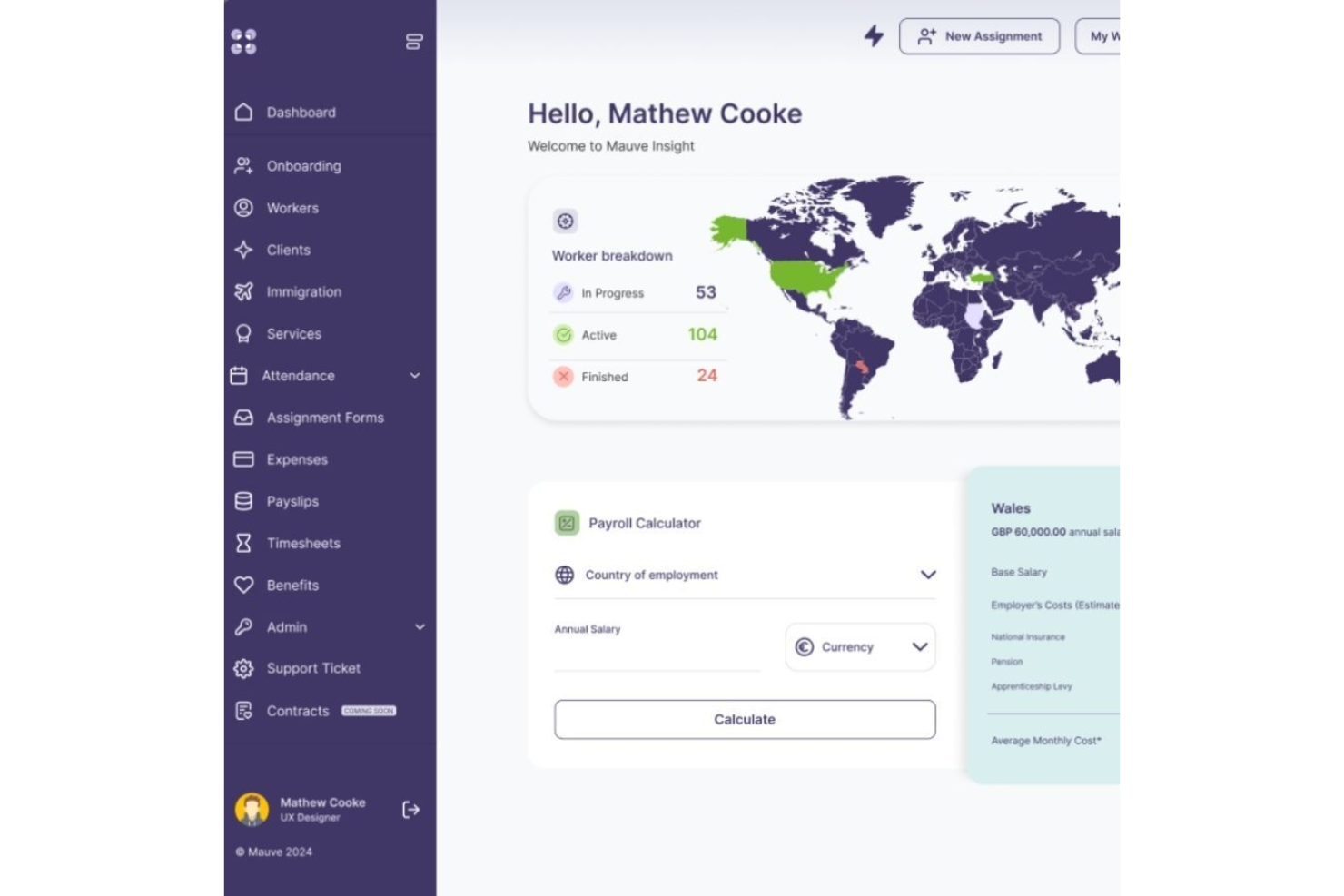 Mauve Group screenshot - 14 Best Employer of Record Services Norway in 2026