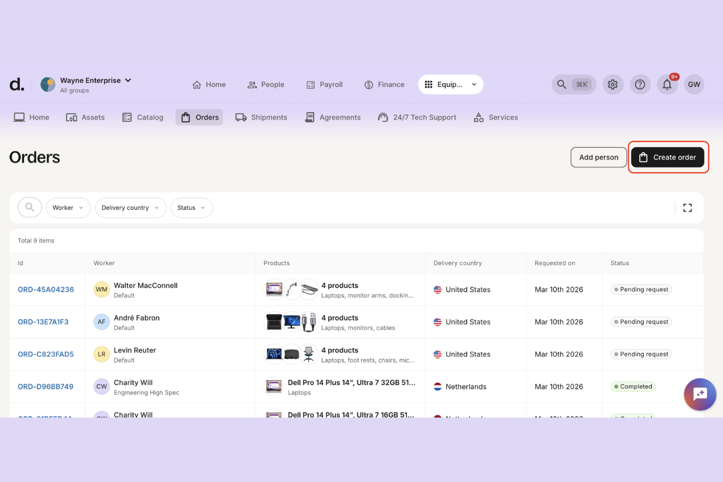 Deel screenshot - 22 Best Employer of Record Services Israel in 2026