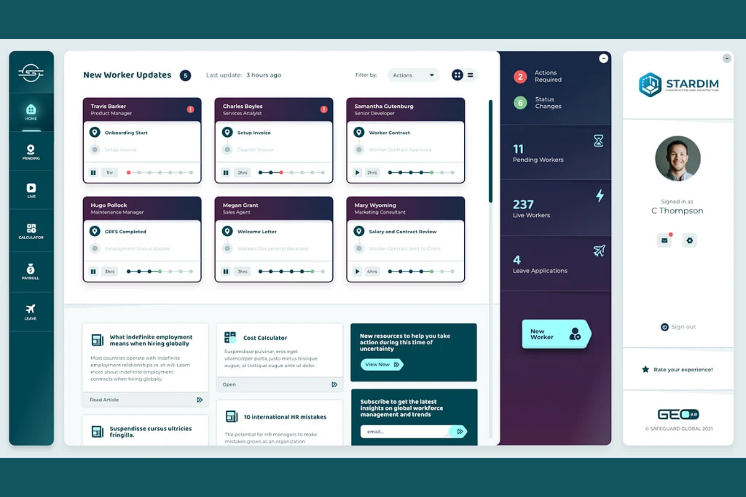 Safeguard Global screenshot - 13 Best Employer of Record Services Thailand in 2026