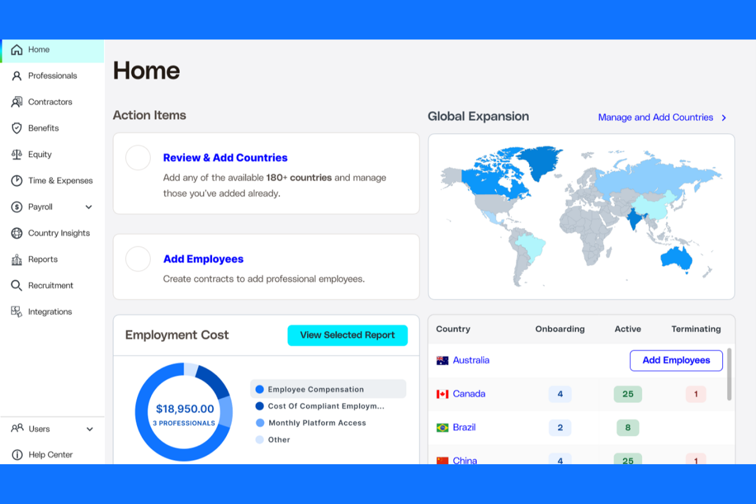 Globalization Partners (G-P) screenshot - 13 Best Employer of Record Services Thailand in 2026