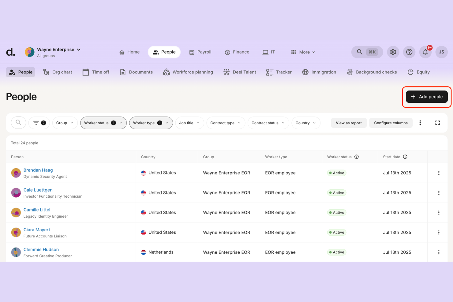 Deel screenshot - 23 Best Employer of Record Services Romania in 2026