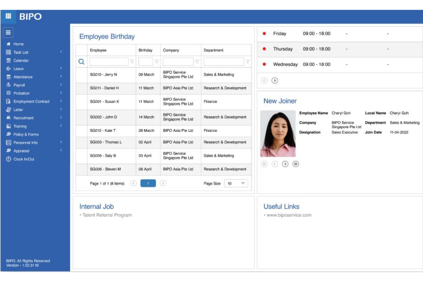 BIPO screenshot - 20 Best Employer of Record Services in Greece in 2026