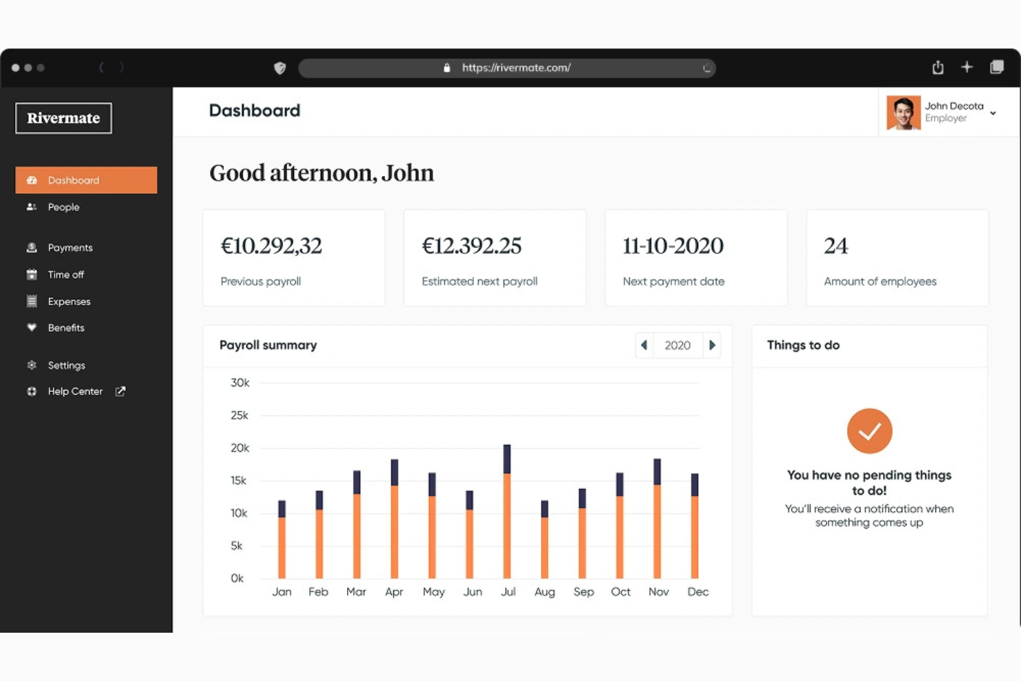 Rivermate screenshot - 20 Best Employer of Record Services in Vietnam in 2026