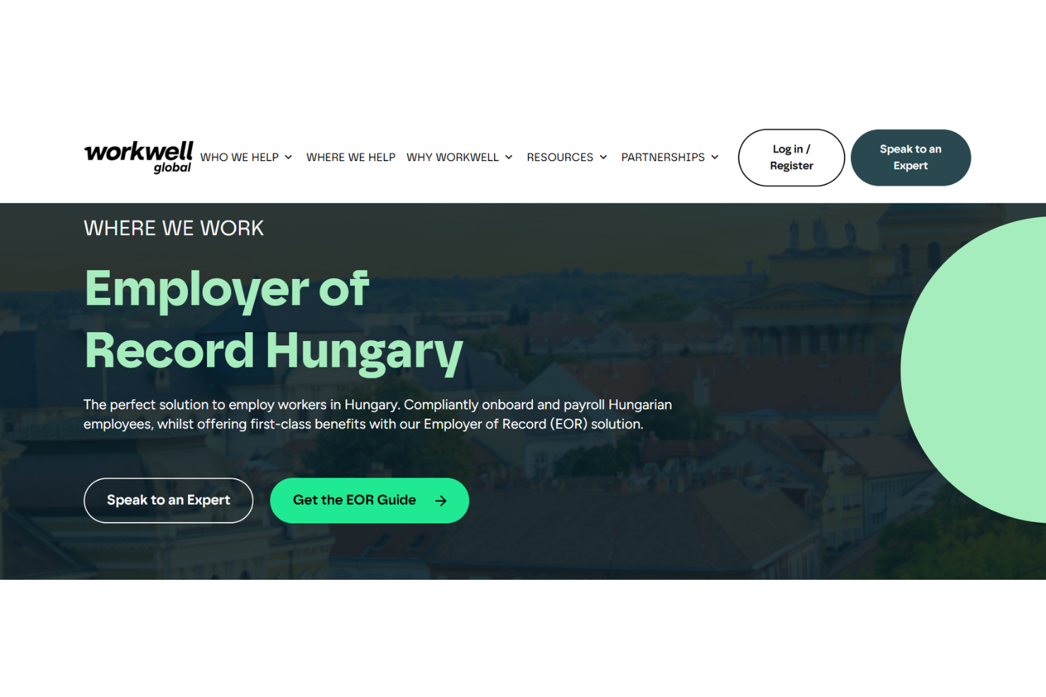 Workwell Global screenshot - List of 15 Best Employer of Record Services in Hungary in 2026