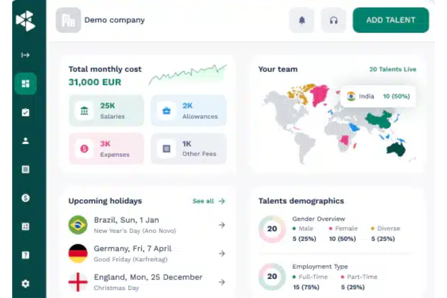 WorkMotion screenshot - 10 Best EOR Platforms for Software Companies in 2026