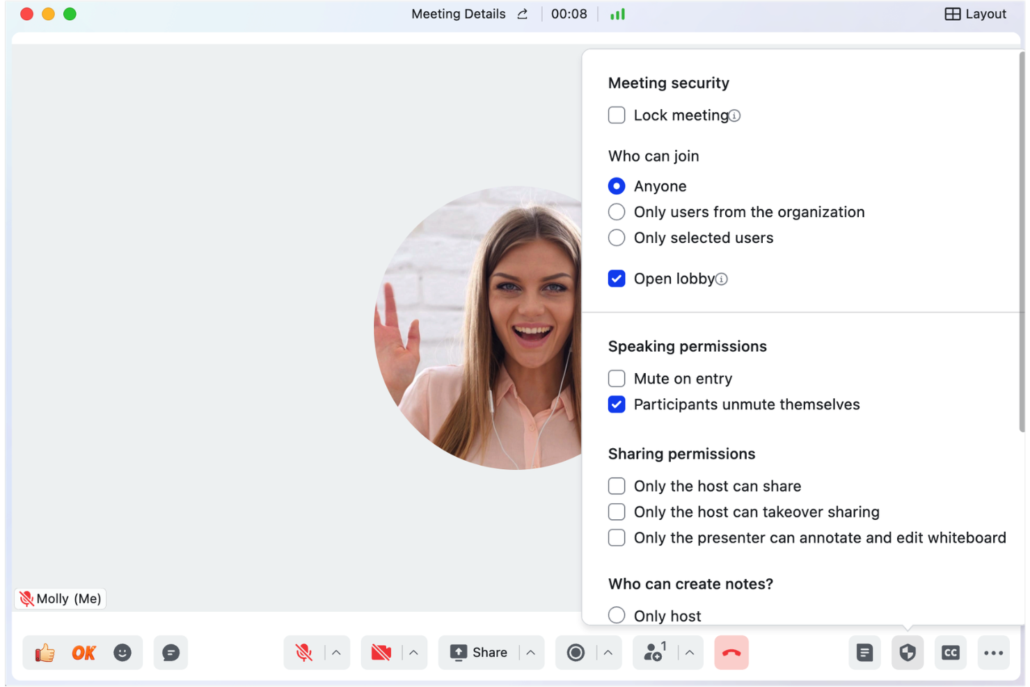 Lark Meetings screenshot - 20 Best Free Video Conferencing Software in 2026