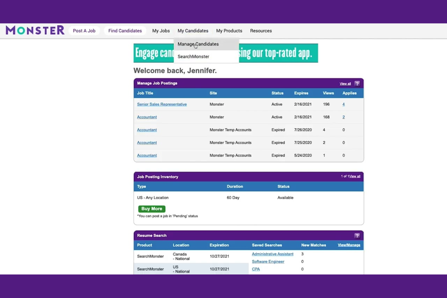 Monster Government Solutions screenshot - 20 Best Government Workforce Management Software In 2026