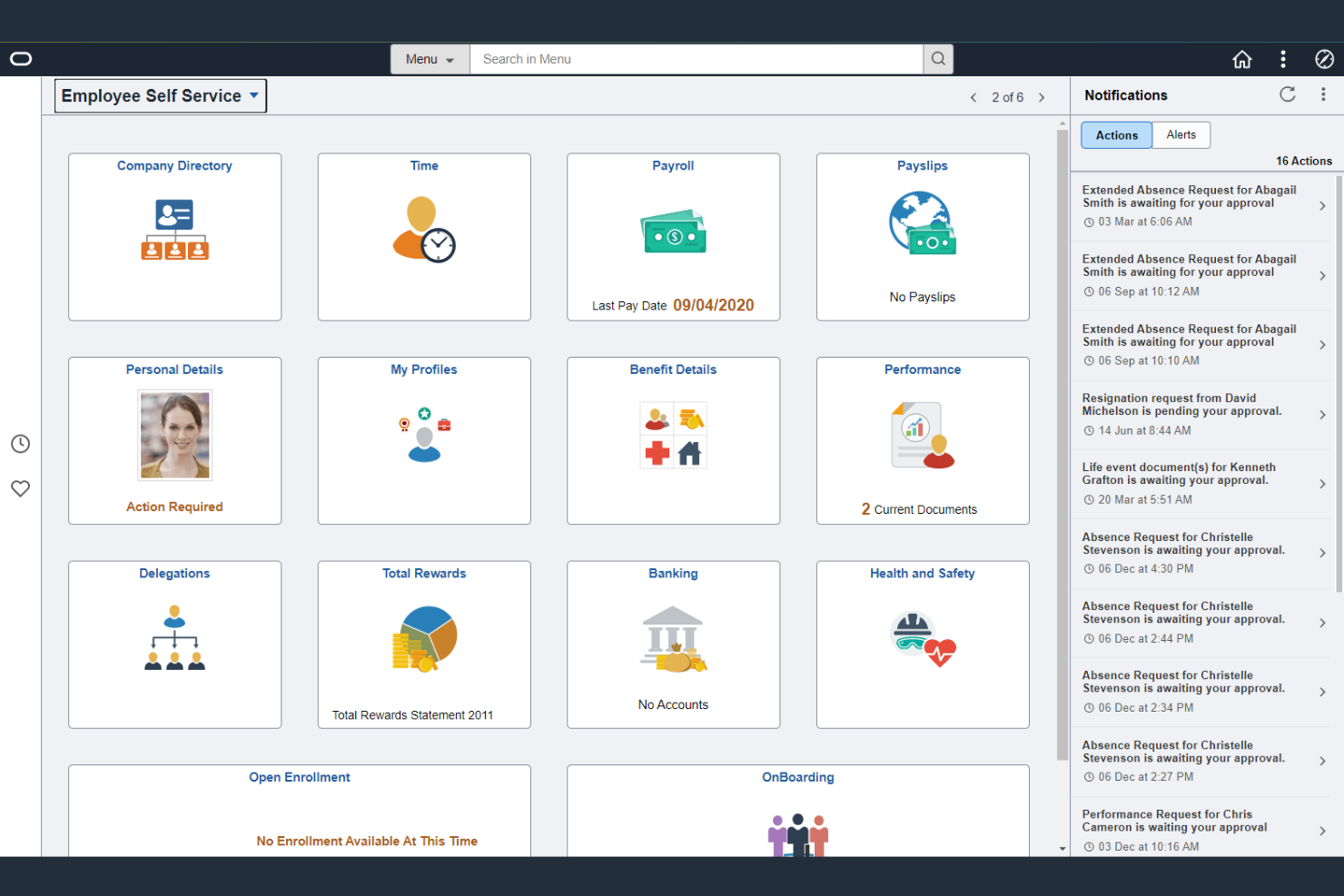 Oracle screenshot - 20 Best Government Workforce Management Software In 2026