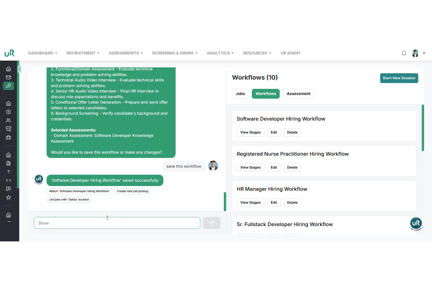 uRecruits screenshot - 15 Best Applicant Tracking System for Education in 2026