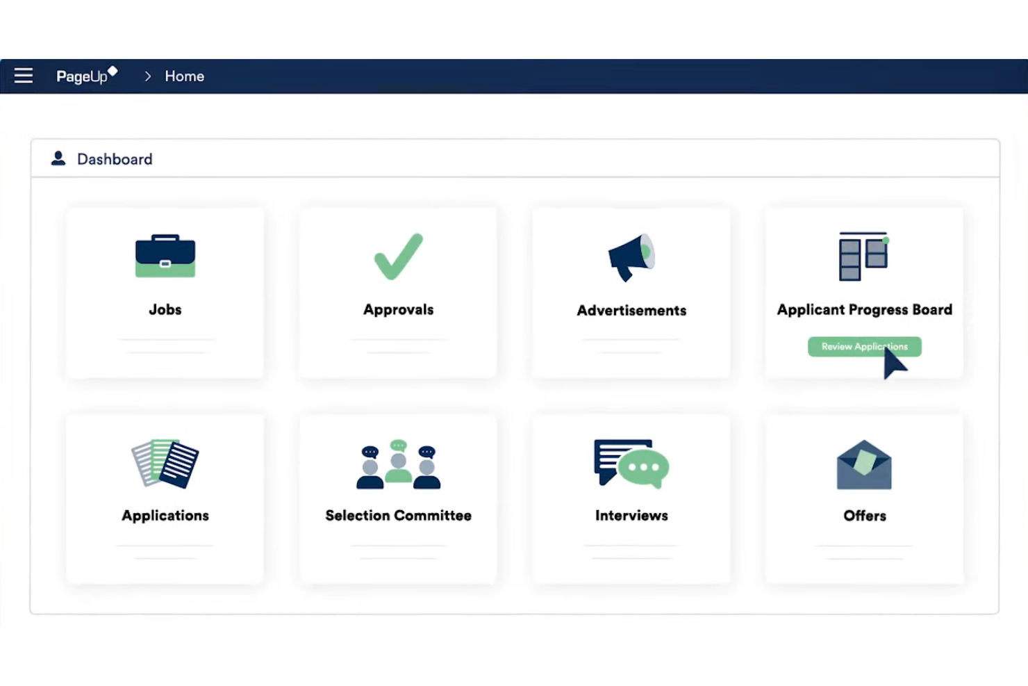 PageUp screenshot - 15 Best Applicant Tracking System for Education in 2026
