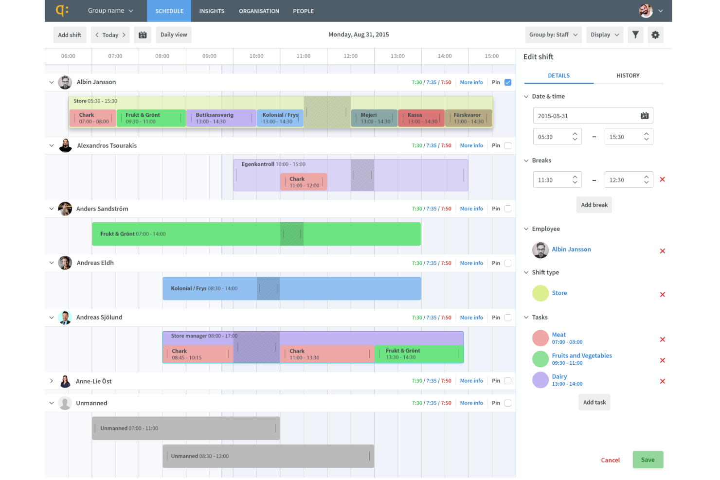 Quinyx screenshot - 15 Best Retail Workforce Management Software in 2026