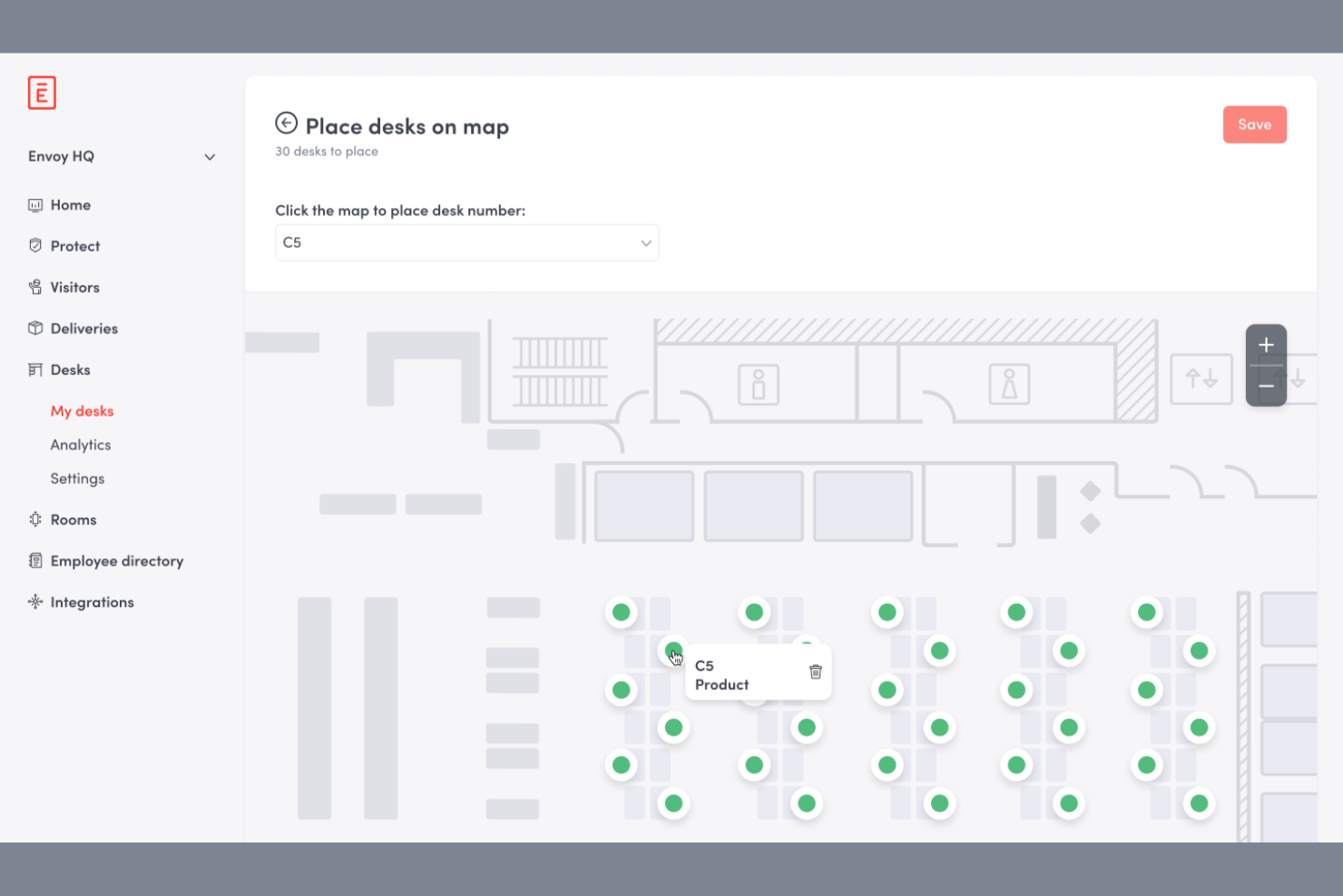 Envoy screenshot - 20 Best Enterprise Hot Desk Booking Software in 2026
