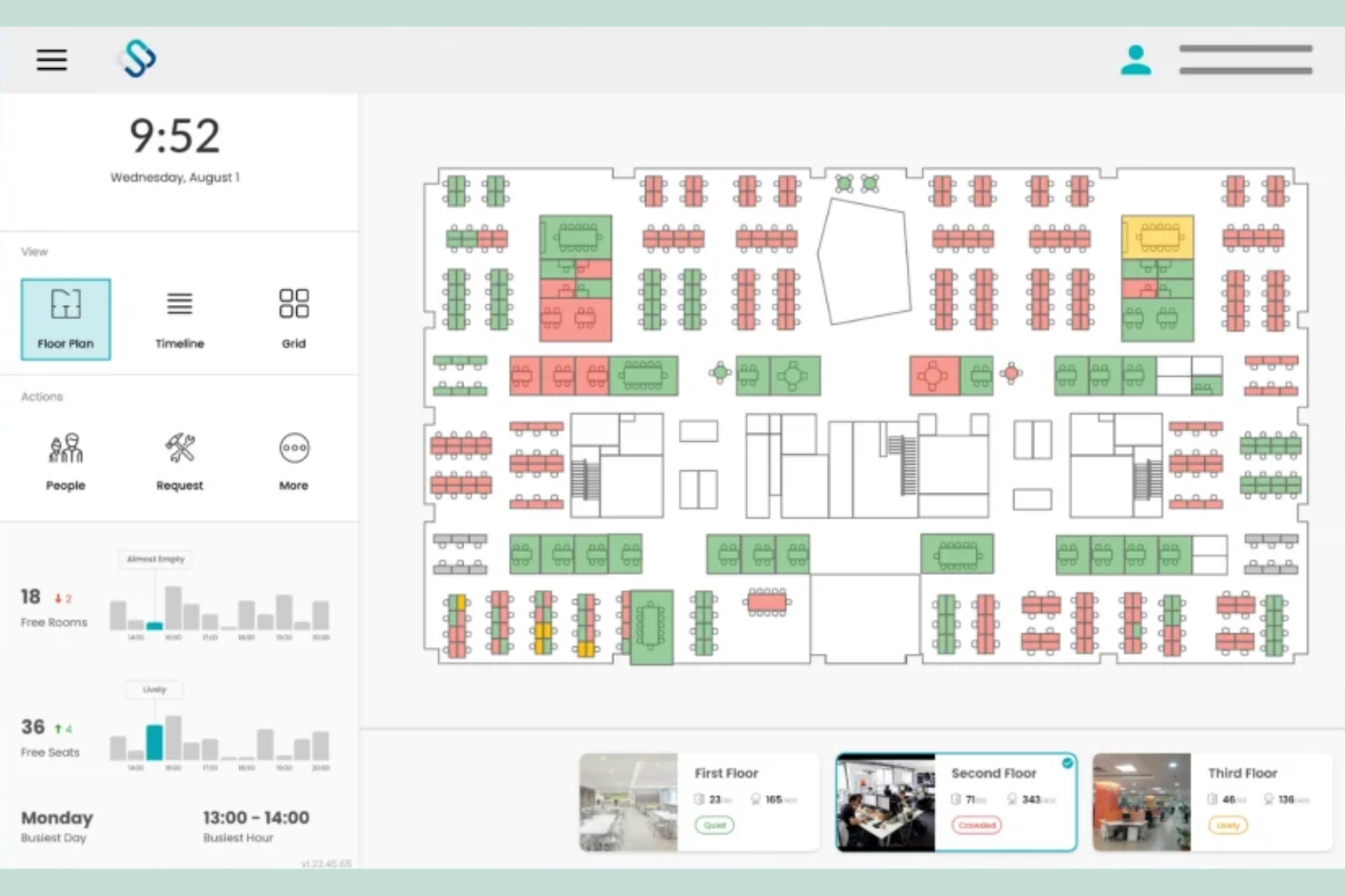Spacewell screenshot - 20 Best Enterprise Hot Desk Booking Software in 2026