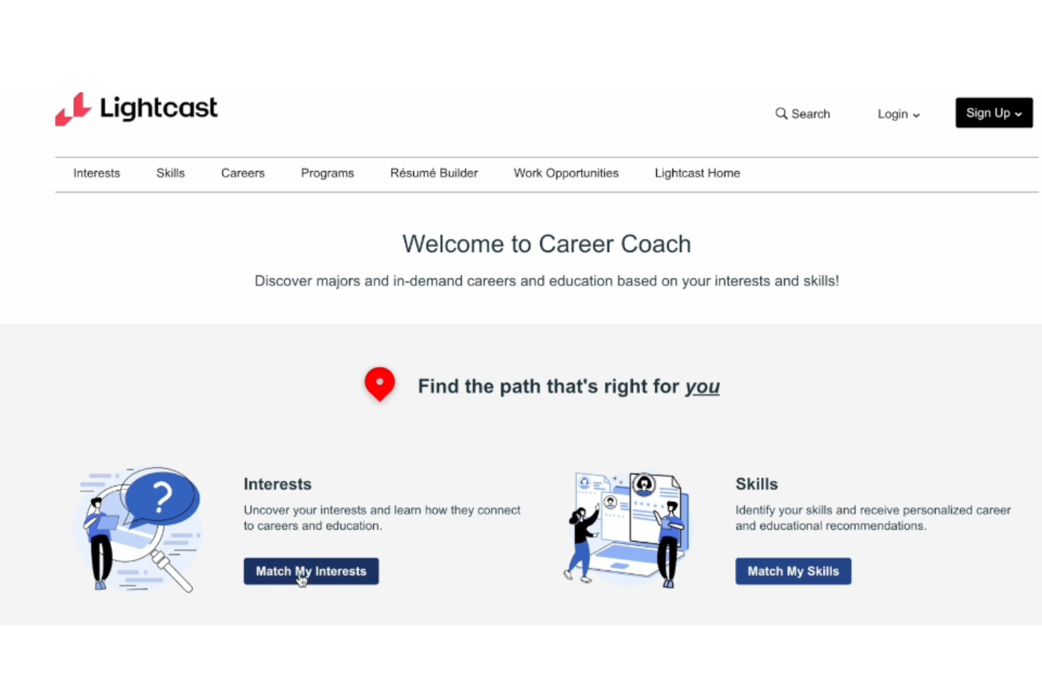 Lightcast screenshot - 16 Best Career Coaching Software in 2026