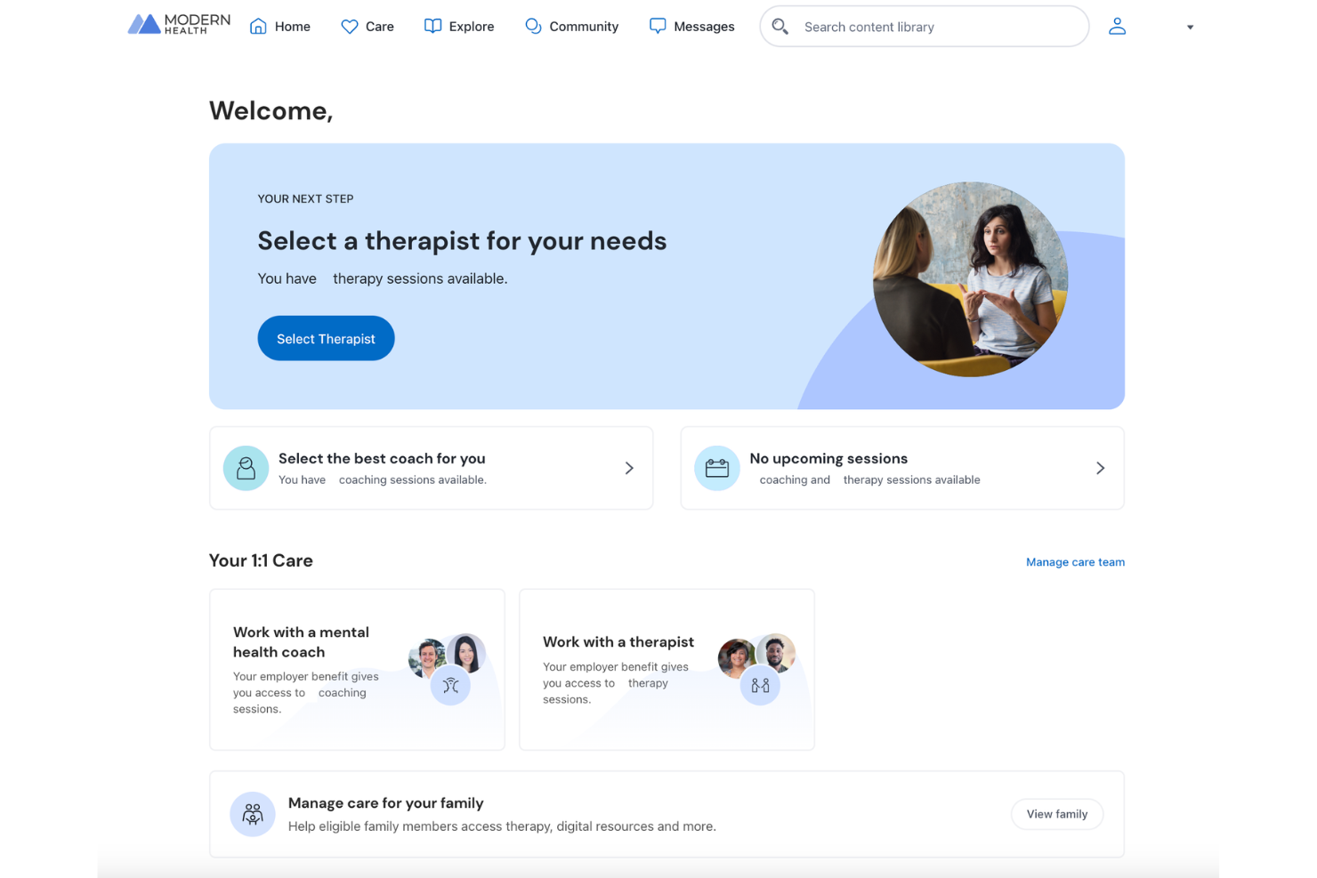 Modern Health screenshot - 20 Best Workplace Mental Health Platforms in 2026