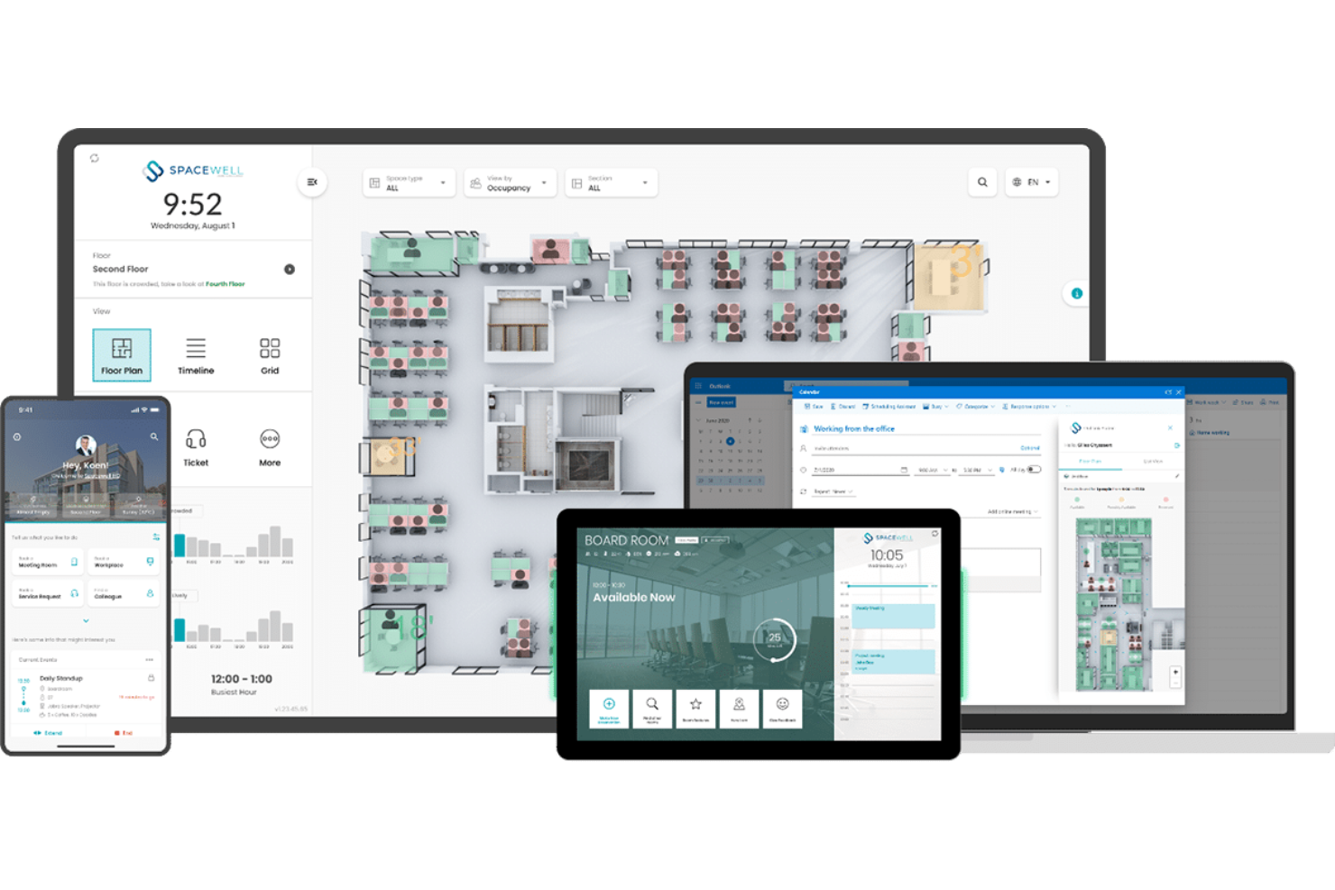 Spacewell screenshot - 10 Best Occupancy Tracking Software in 2026