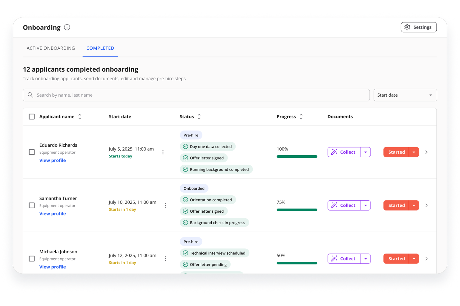 Team Engine screenshot - 10 Best Roofing Company Hiring Software in 2026