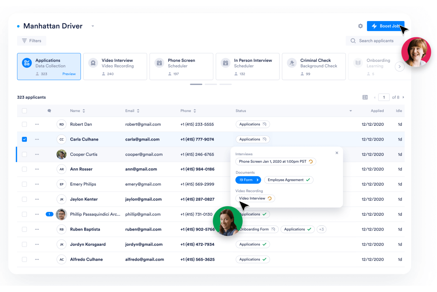 Fountain screenshot - 10 Best Roofing Company Hiring Software in 2026