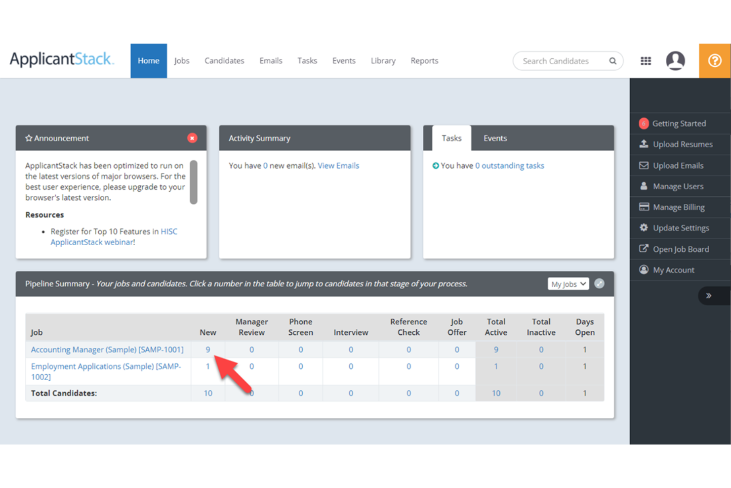 ApplicantStack screenshot - 10 Best Roofing Company Hiring Software in 2026
