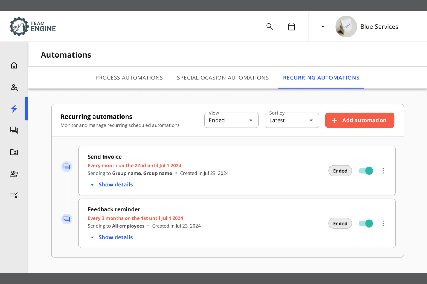Team Engine screenshot - 10 Best Hiring Software for Electricians in 2026