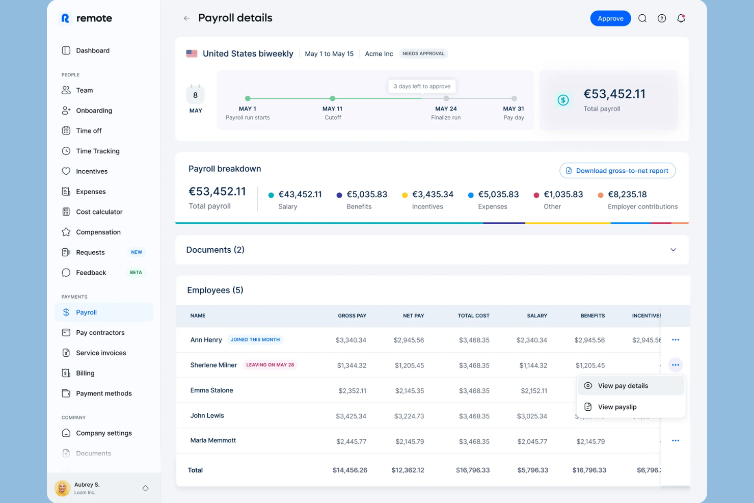 Remote screenshot - 10 Best Global Payroll Software For Small Businesses In 2026
