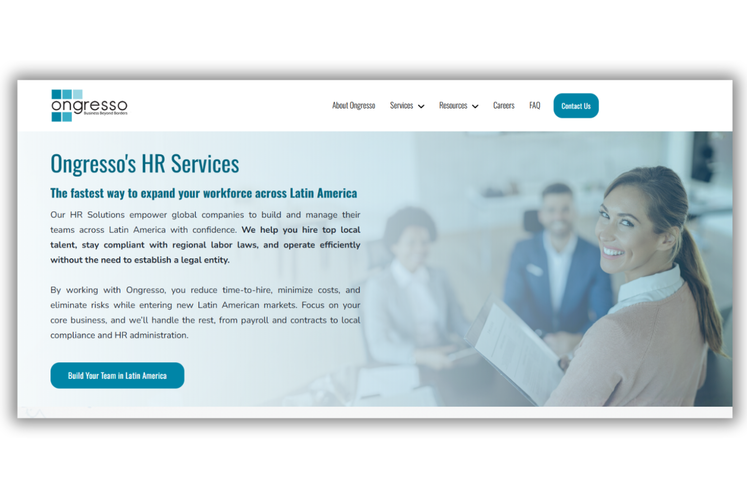 Ongresso screenshot - 10 Best Global Payroll Software in Colombia In 2026