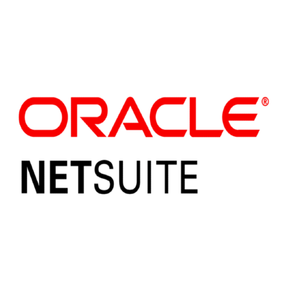 NetSuite SuiteAnalytics