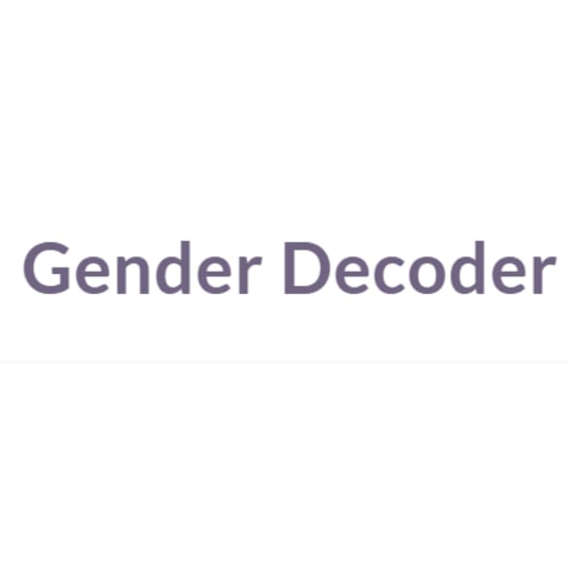 Gender Decoder