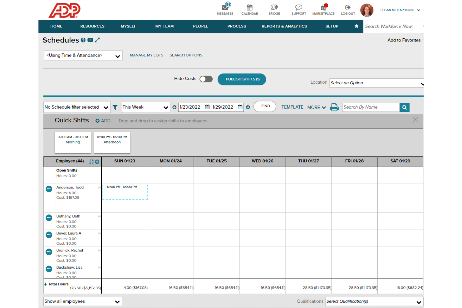ADP Workforce Now streamlines HR, payroll, time, and benefits in one platform.