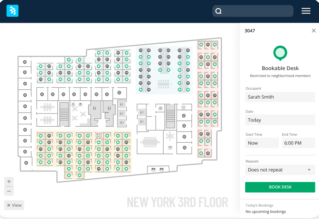 OfficeSpace helps manage space, people, and planning in your workplace.