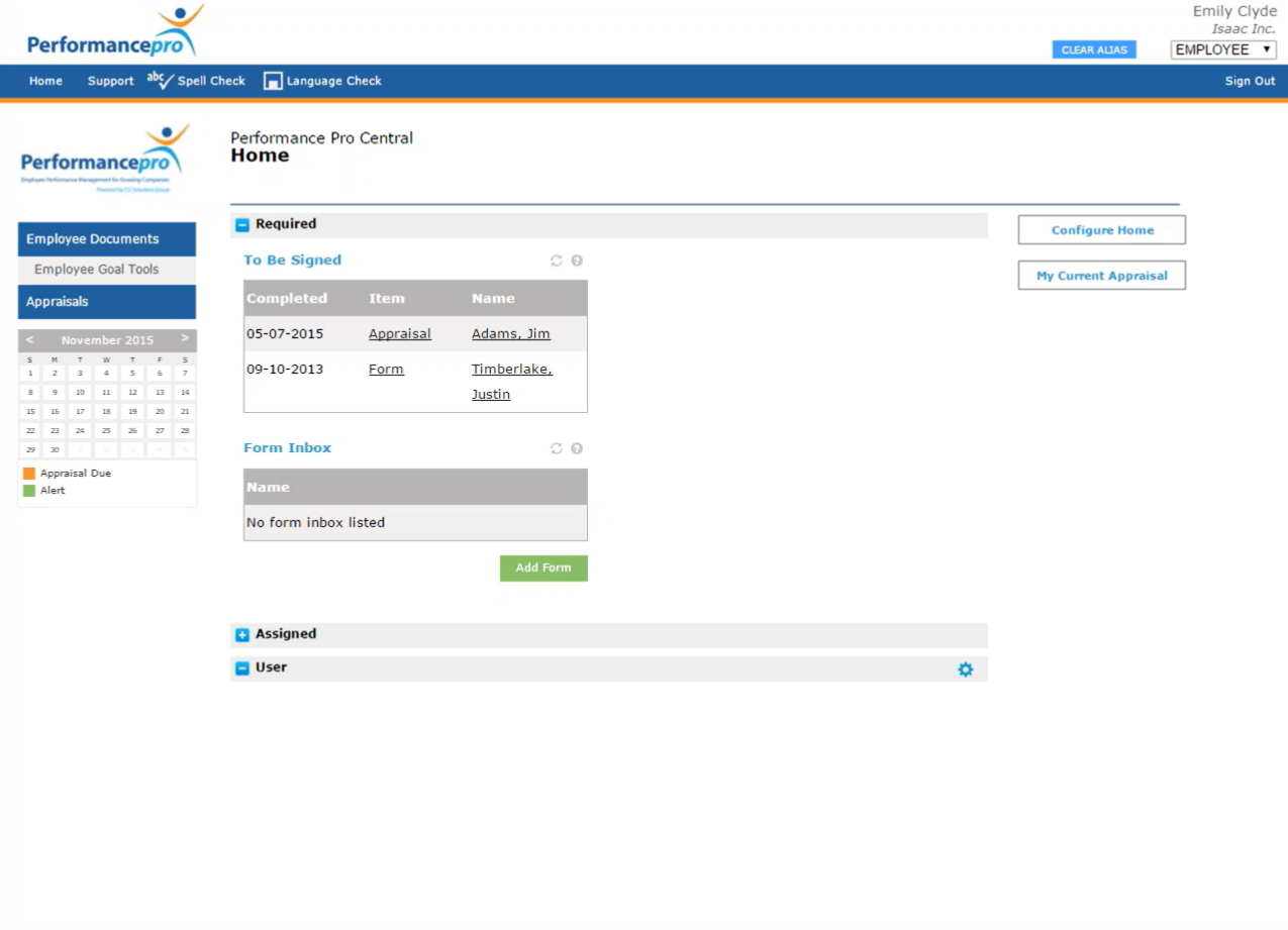 Performance Pro streamlines employee reviews and goal tracking.