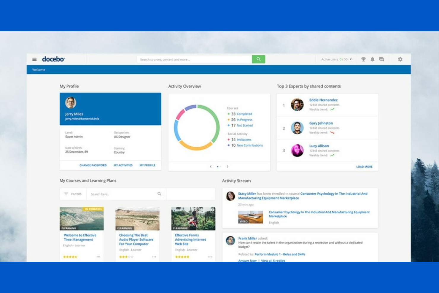 Docebo is an LMS that automates and scales training for large enterprises.