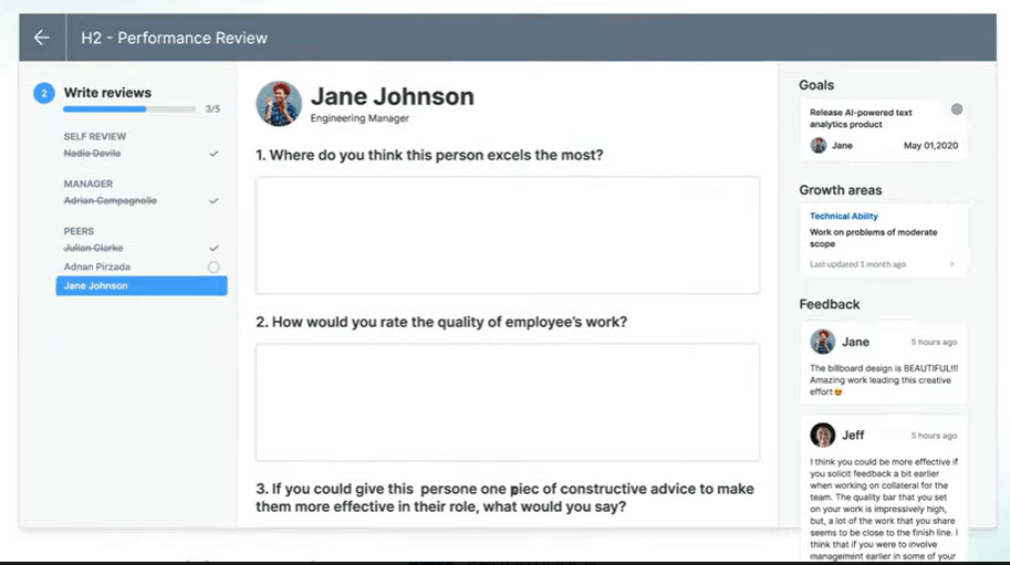 Lattice screenshot - 40 Best 360 Degree Feedback Software of 2026