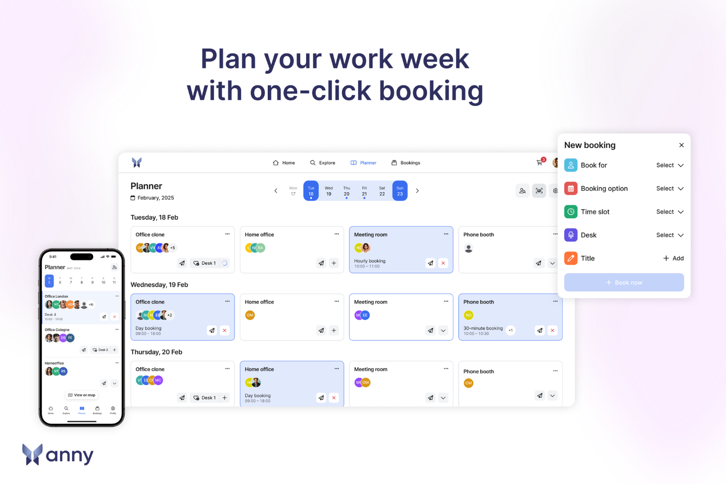 anny screenshot - 10 Best Hot Desk Booking Software Reviewed in 2026