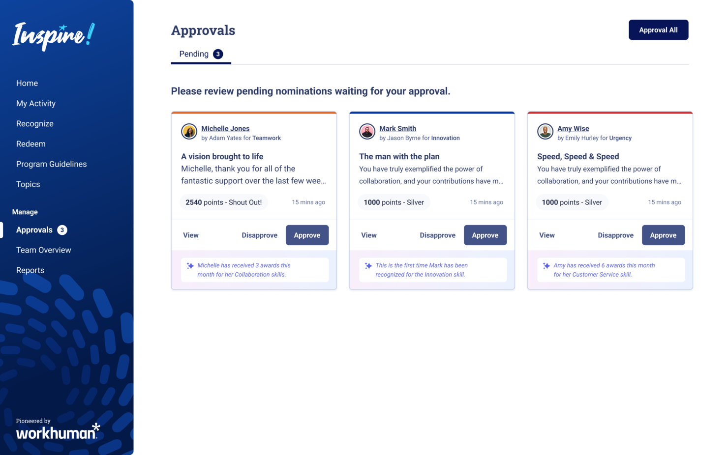 Workhuman screenshot - 10 Best Employee Recognition Platforms of 2026: Compared