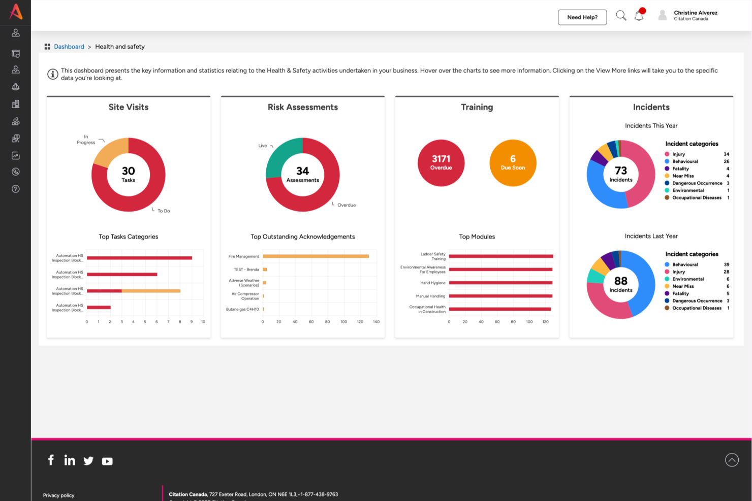 Citation Canada screenshot - 30 Best HR Compliance Software of 2026: Reviewed