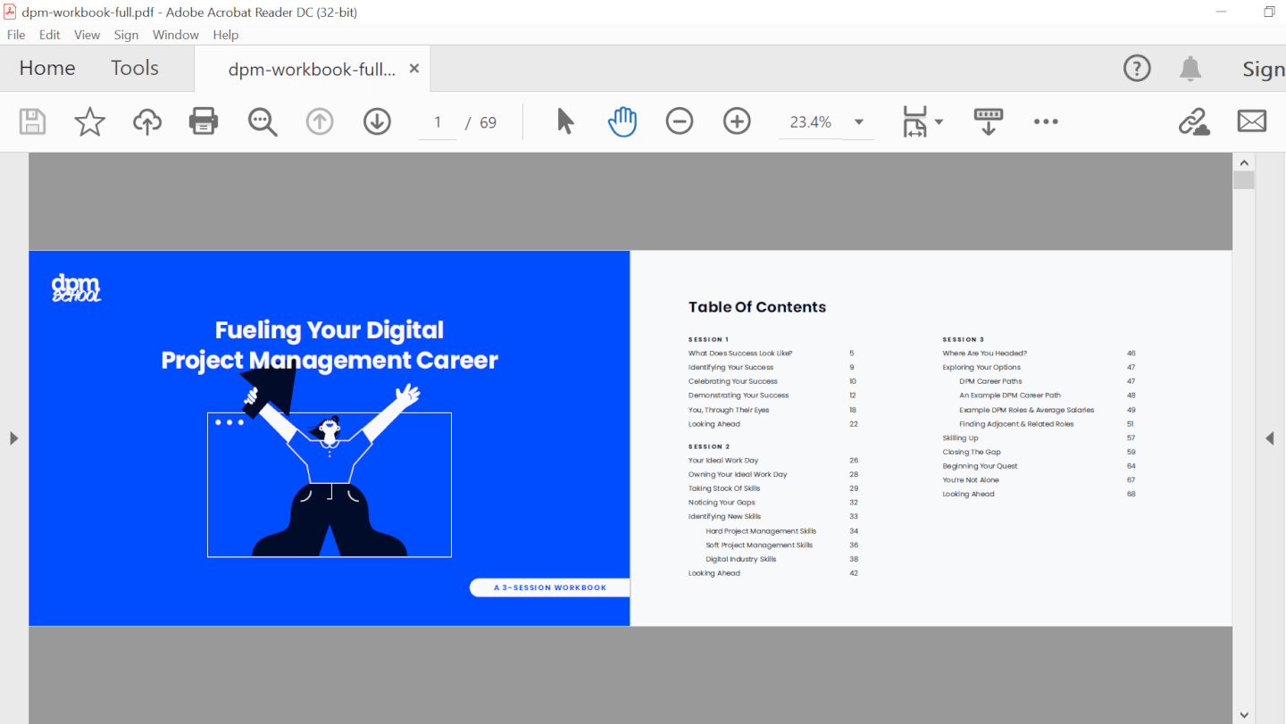 DPM Workbook Screenshot 1