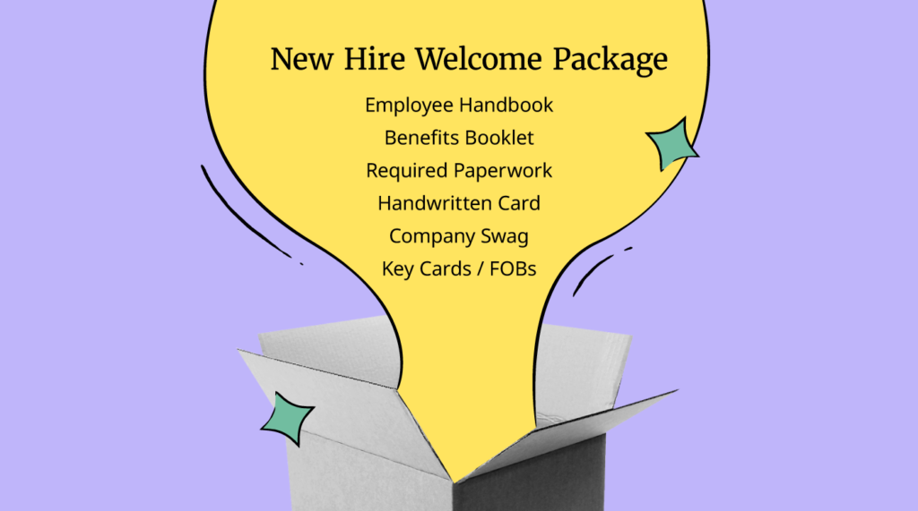 welcome package infographic