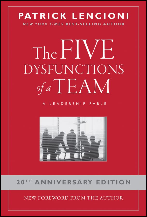 The five dysfunctions of a team book cover