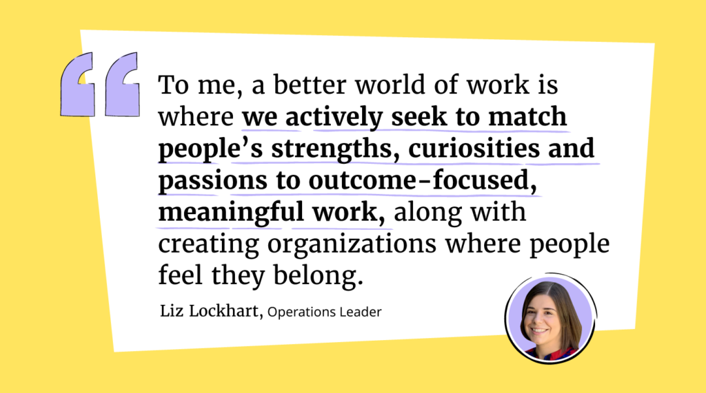 build better interview liz lockhart quote graphic