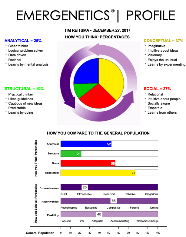 emergenetics profile screenshot