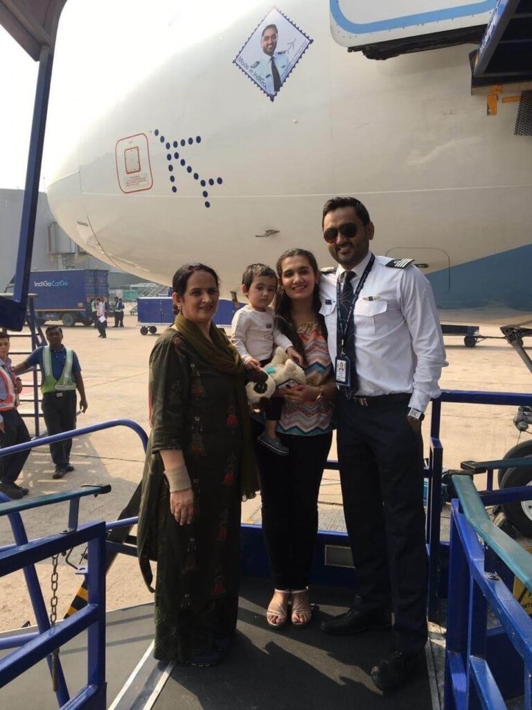 picture on an aircraft