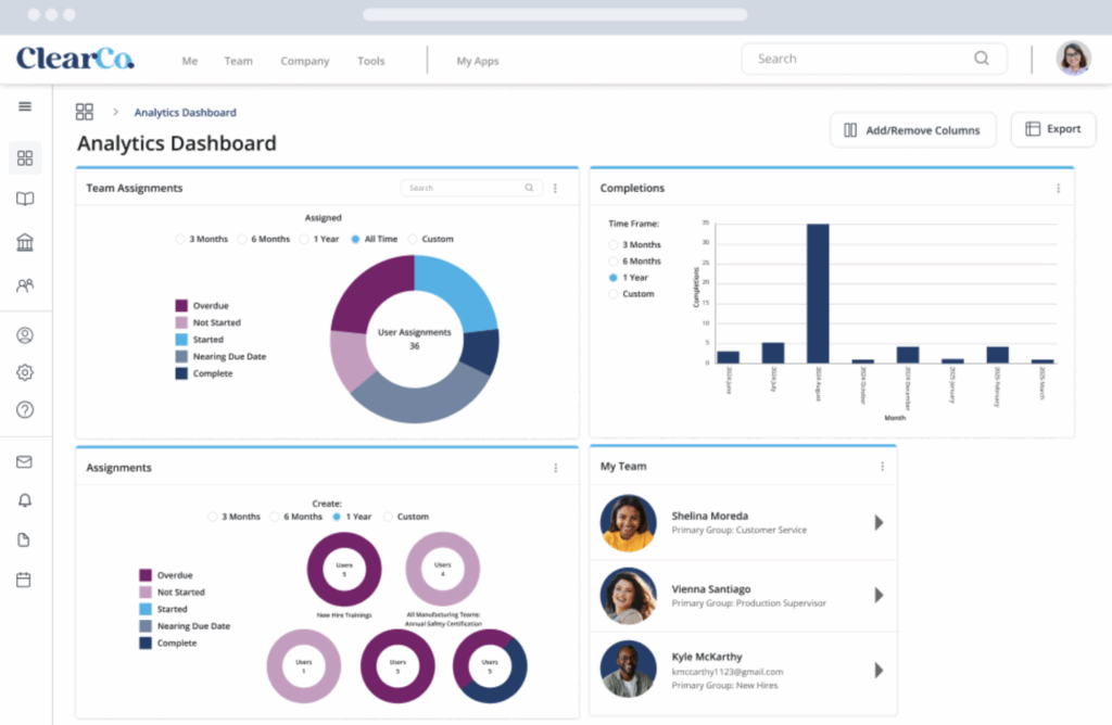 Data Access and Reporting of ClearCompany HR software