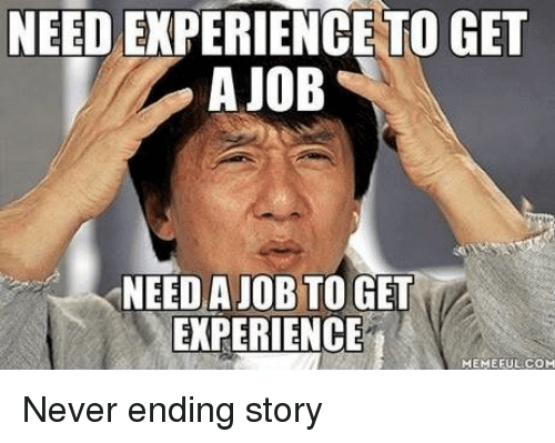 need experience screenshot