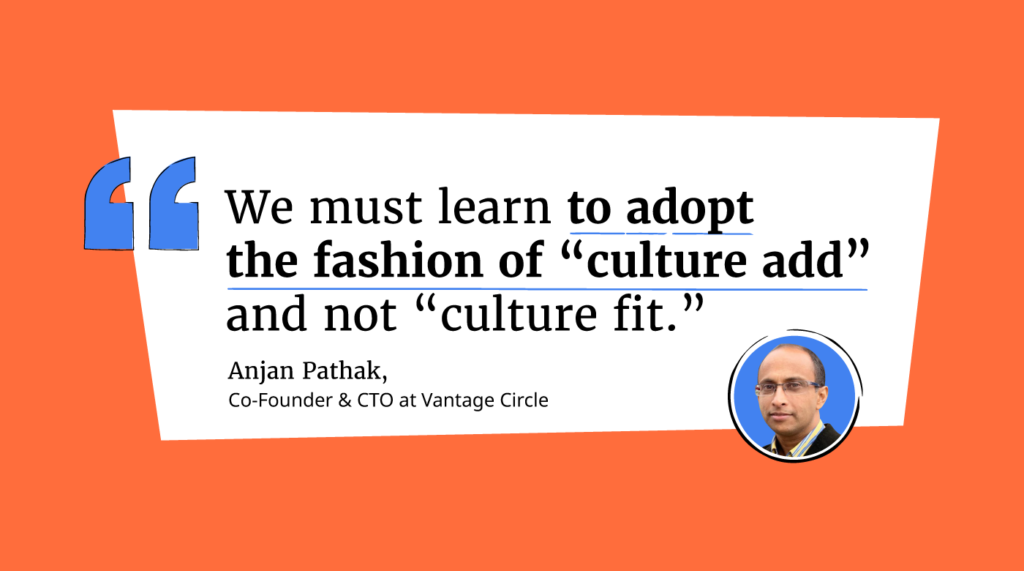 build a better world of work interview anjan pathak quote graphic